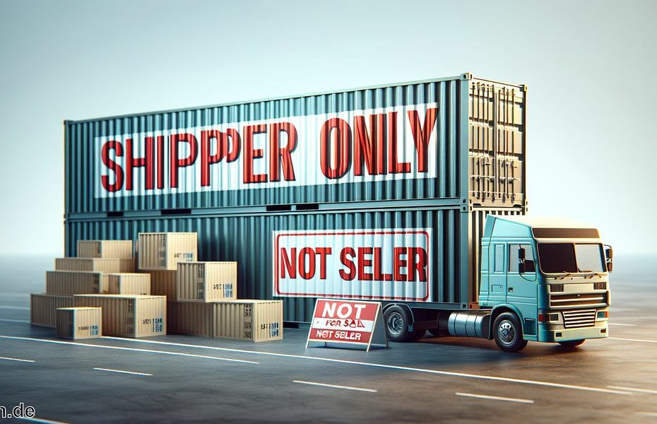 Shipper only, not seller – Was steckt hinter diesem Vermerk?