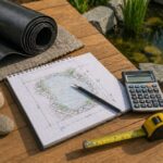 Online Rechner Größe der Teichfolie