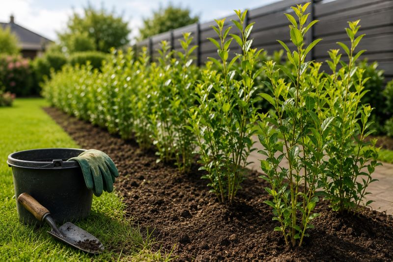 Hecke planen Rechner Pflanzabstand