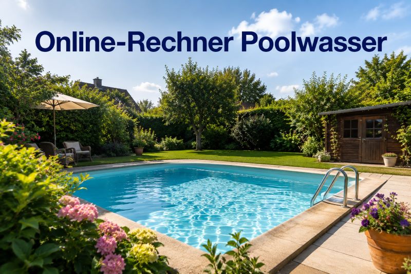 Online-Rechner Poolwasser Kosten