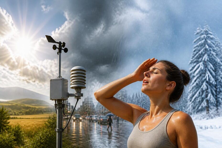 Wie kommen Wetterdienste auf die „gefühlte Temperatur“?