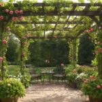 Pergola mit Wein, Rosen oder Clematis begrünen