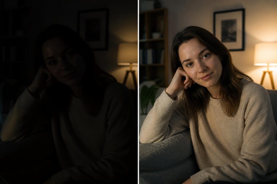 Dunkle Fotos aufhellen & optimieren: Schwache Lichtaufnahmen mit HitPaw FotorPea mühelos verbessern