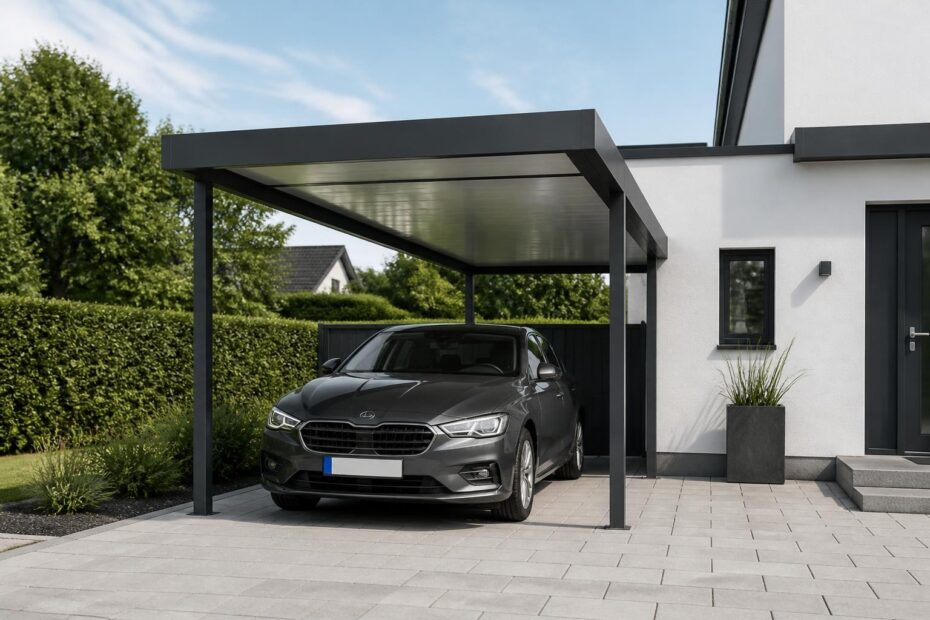Carport aus Aluminium: Was Sie vor der Planung klären sollten