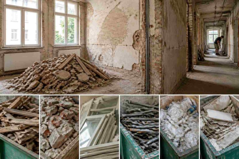 Altbausanierung in Berlin: Welche Abfälle beim Rückbau anfallen und wie sie getrennt werden